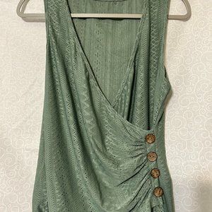 SHEIN BUTTON SIDE TANK TOP